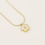 Gold color / 1 Piece Simple Series Daily Letter Q Stainless Steel  Gold Color Shell Women's Pendant Necklaces Picture17